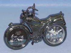 电镀摩托车相架钟