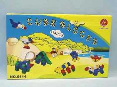 可爱动物组积木
