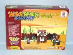 拼装西部牛仔积木系列