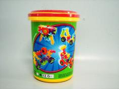 大时钟桶积木(72PCS)