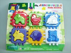 积木拼图(6块,6款6色混装)