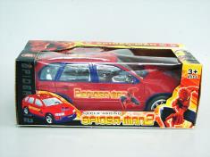 蜘蛛人电动音乐车(不包3个5号电池)