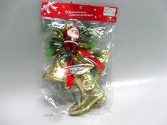 圣诞礼品(半边钟鞋电镀加配件),2色混装