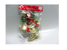 圣诞礼品(半边钟鞋电镀加配件),2色混装