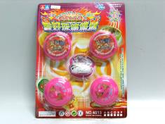 4合2轴承形两只蝴蝶语音悠悠球+4款中英文不干胶悠悠球