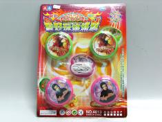 4合2轴承4款卡通不干胶悠悠球