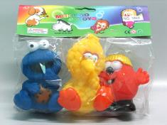 3只装糖胶红精灵