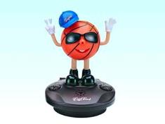 FM蓝球跳跃收音机