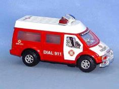 电动四声闪开门警车
