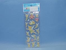 小精灵冲粉泡泡贴