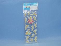 小精灵冲粉泡泡贴