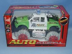 明轮带灯光警声万向电动警车(不包电)