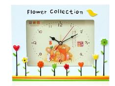 7寸小花时钟