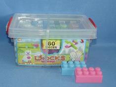 小方格型明盒小积木（60PIECES）
