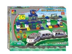 子弹头火车积木(88PCS)