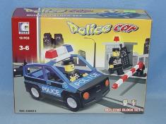 警车积木（19PCS）