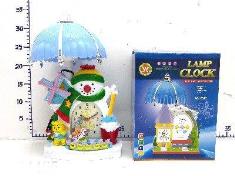八音琴雪人台灯钟