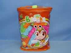 橙色手提圆袋积木（216PCS）