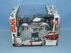 2色明轮声音灯光万向越野电动吉普车(不包电)