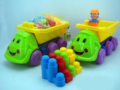 积木卡通车18PCS