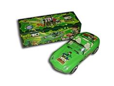 BEN10电动万向摇摆音乐警车,不包电池