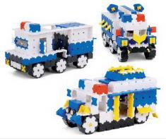 1300PCS积木（警车）