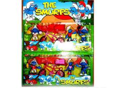 3寸蓝精灵加配件