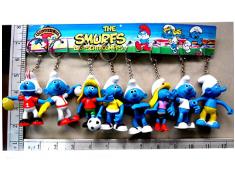 3寸蓝精灵8只庄