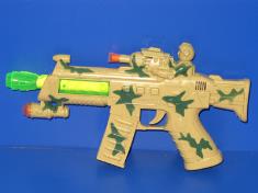 电动语音枪带灯音乐3色(不包电)