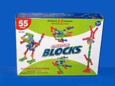骨架棒积木55PCS