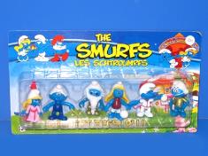 6只装2.5时蓝精灵公仔8款