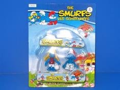 2只装2.5时蓝精灵公仔8款