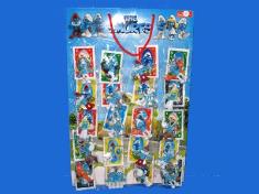 20只装3时带钥匙12星座蓝精灵+镭射卡