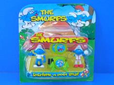 3寸蓝精灵加发射器4款