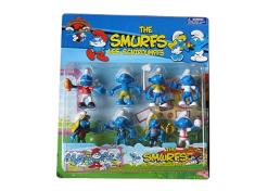 吸板8只装3吋蓝精灵