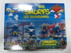 窗盒3只装3吋蓝精灵（4款）