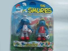 窗盒3只装3吋蓝精灵（4款）