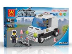 警察系列积木78PCS