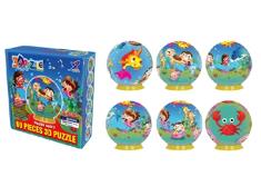 3D球立体拼图60PCS