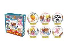 3D球立体拼图60PCS