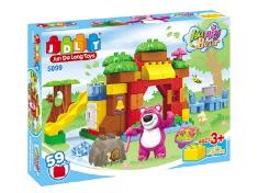 开心熊积木59PCS