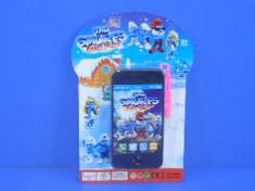 带绳手机2色(蓝精灵)