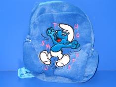 蓝精灵平面书包