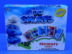 蓝精灵记忆配对游戏