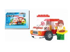 56PCS MINI直升机积木