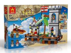 海盗积木349PCS