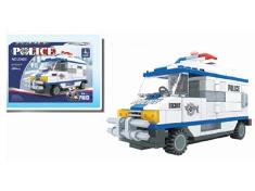 194PCS 警车C3积木
