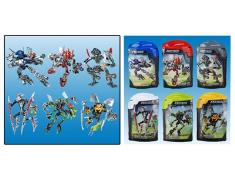 博乐积木机器6款混装73PCS