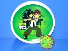 圆形BEN10闪光吸盘球
