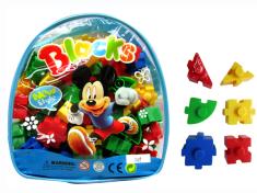 小PVC背包袋积木72pcs